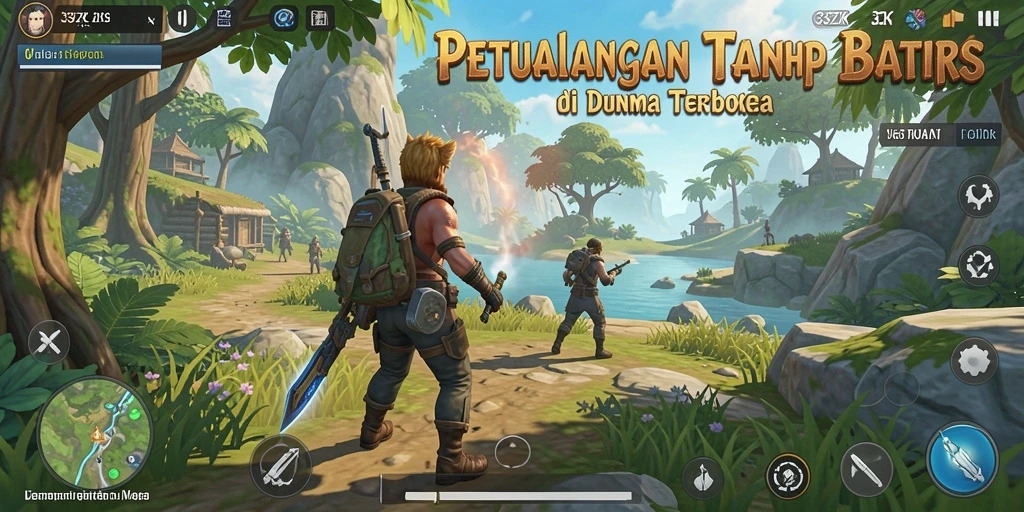 Tampilan menarik dari gameplay <strong>33ZK</strong> yang menampilkan eksplorasi dunia terbuka.