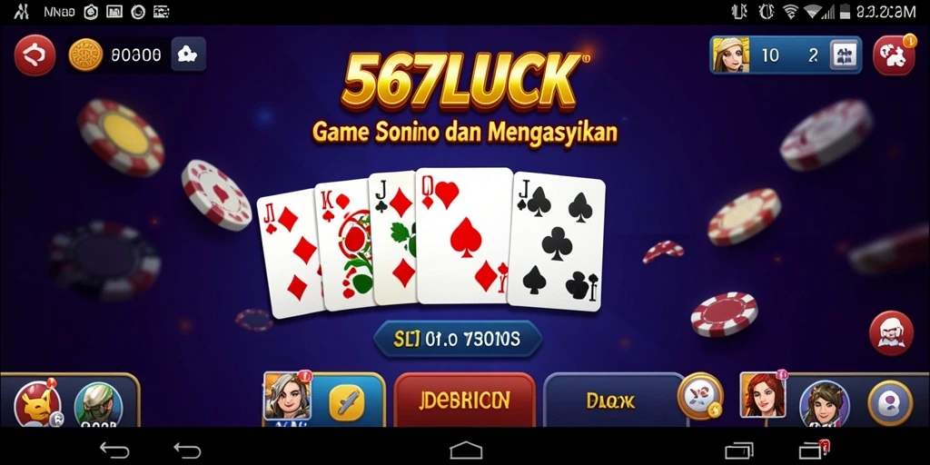 Screenshot utama 567LUCK menampilkan gameplay yang menarik dan penuh aksi.