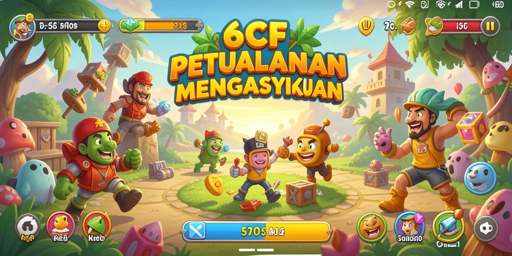 Tangkapan layar gameplay 6CF yang seru dan penuh tantangan.