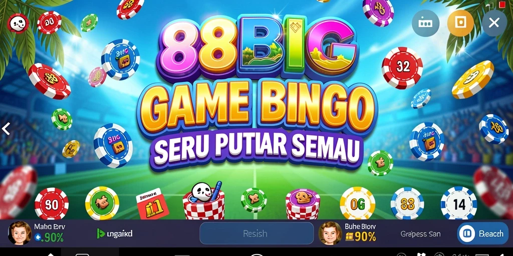 Screenshot gameplay 88BIG menunjukkan keseruan permainan Bingo yang interaktif.