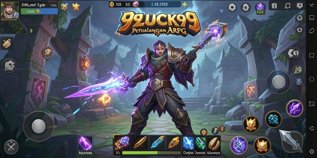 Tampilan gameplay ARPG 99LUCK99 yang seru dan mendebarkan.