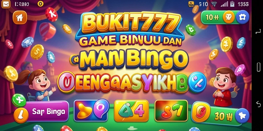 Tampilan gameplay menarik dari BUKIT777 yang penuh warna.