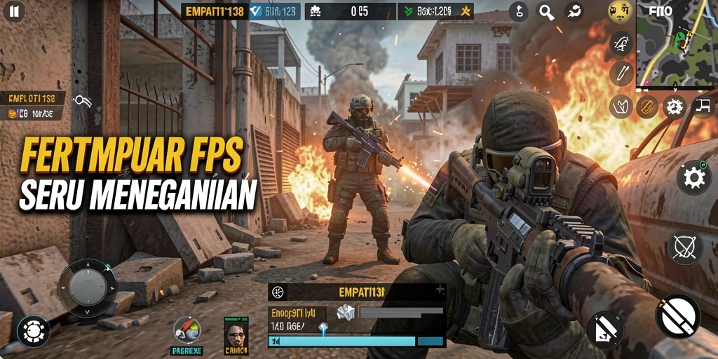 Tampilan menarik dari gameplay yang intens dalam EMPATI138.