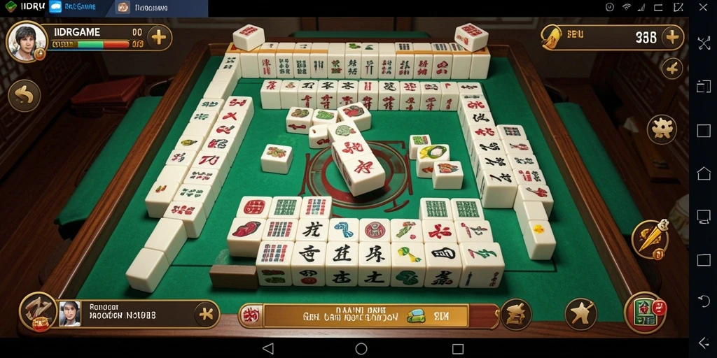 Tampilan gameplay seru dalam permainan Mahjong