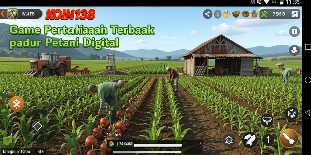 Gameplay seru berkebun dan bertani di KOIN138.