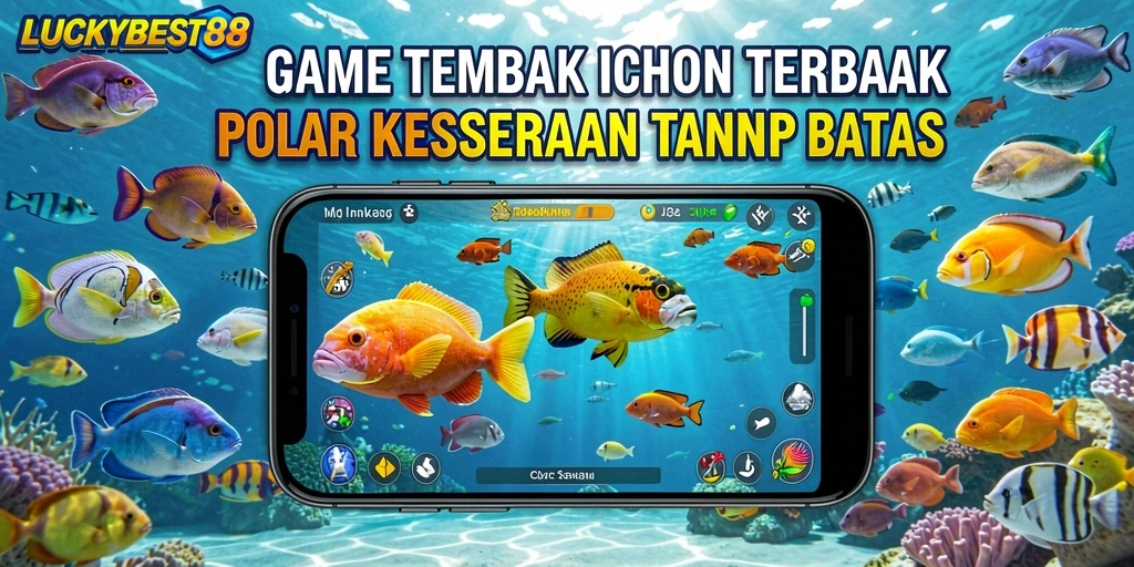 Tampilan gameplay seru dari LUCKYBEST88 saat menangkap ikan.