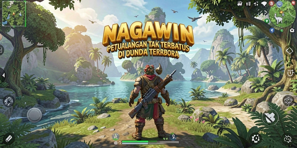 Screenshot utama NAGAWIN menampilkan penggunaan grafis Open World yang menakjubkan.