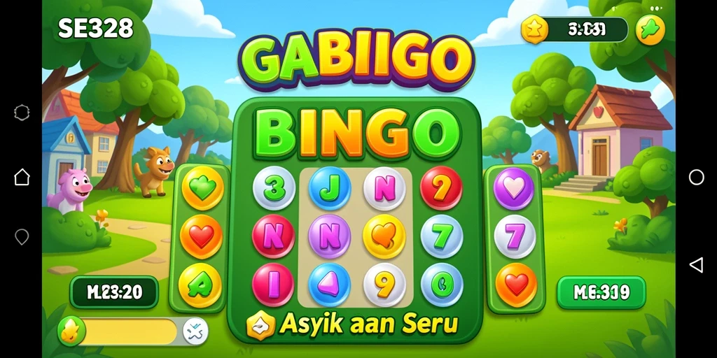 Tampilan permainan Bingo yang seru dan interaktif.