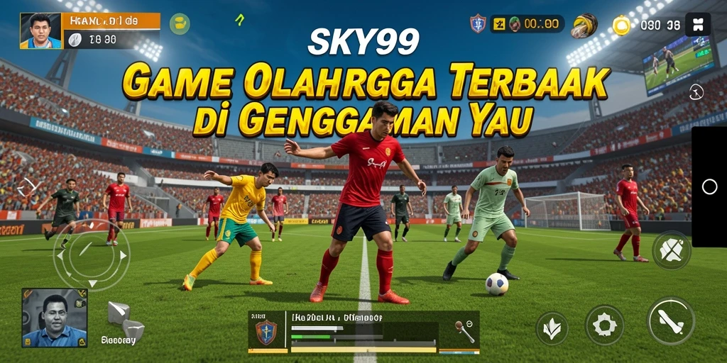 Screenshot gameplay dari SKY99 yang menampilkan aksi olahraga seru.