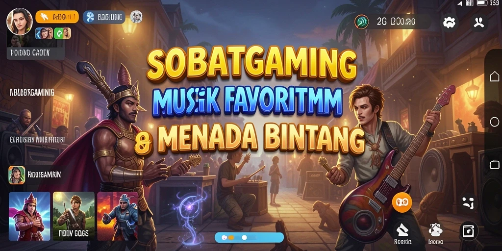 Tampilan gameplay SOBATGAMING yang mengasyikkan dan penuh warna.