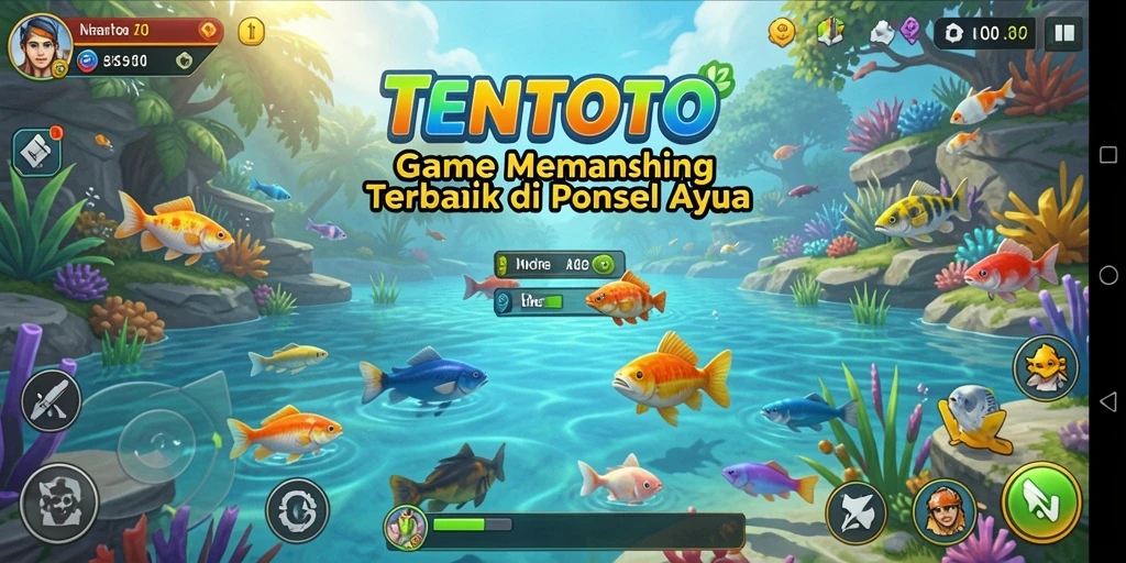 Tangkapan ikan besar dalam gameplay TENTOTO yang seru.