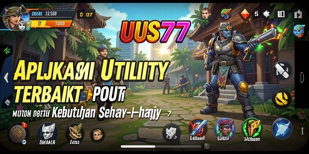 Tampilan utama UUS777 yang sederhana dan efektif untuk pengguna.